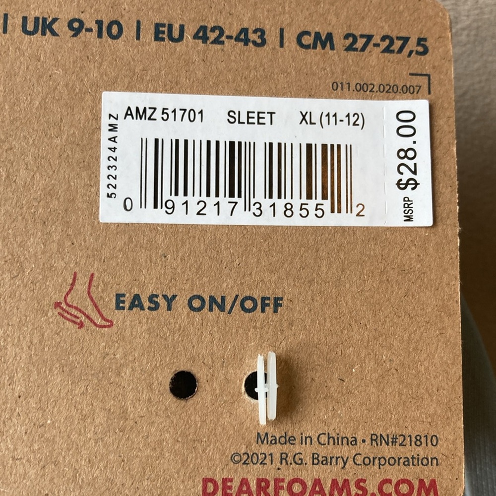 Dearfoams Slippers NWT - Picture 6 of 10